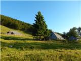 Kranjski Rak - Chapel of Marija Snežna (Velika planina)